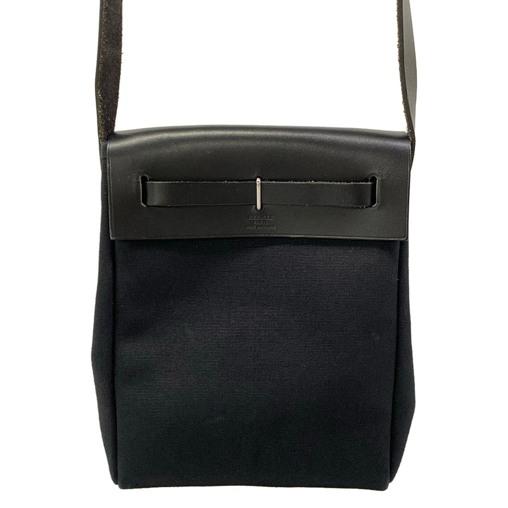 Hermes Shoulder Bag Herbag TPM Black — view 3
