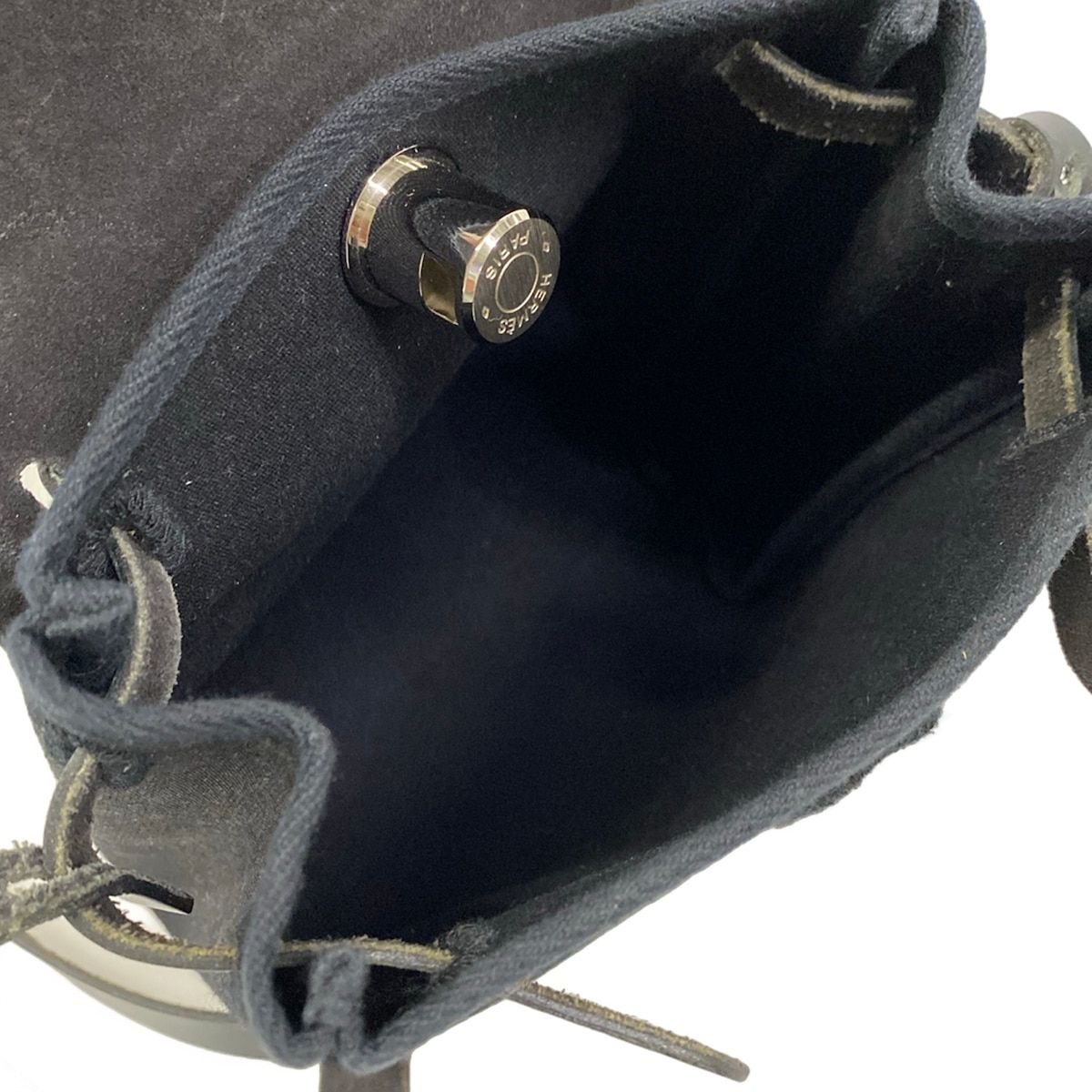 Hermes Shoulder Bag Herbag TPM Black — view 7