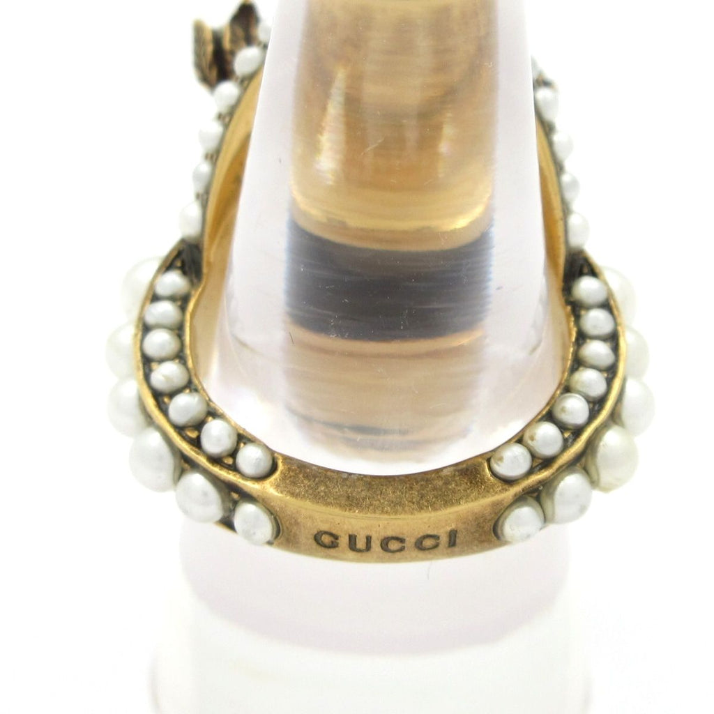 Gucci Ring Gold Silver Leaf Flower — view 3
