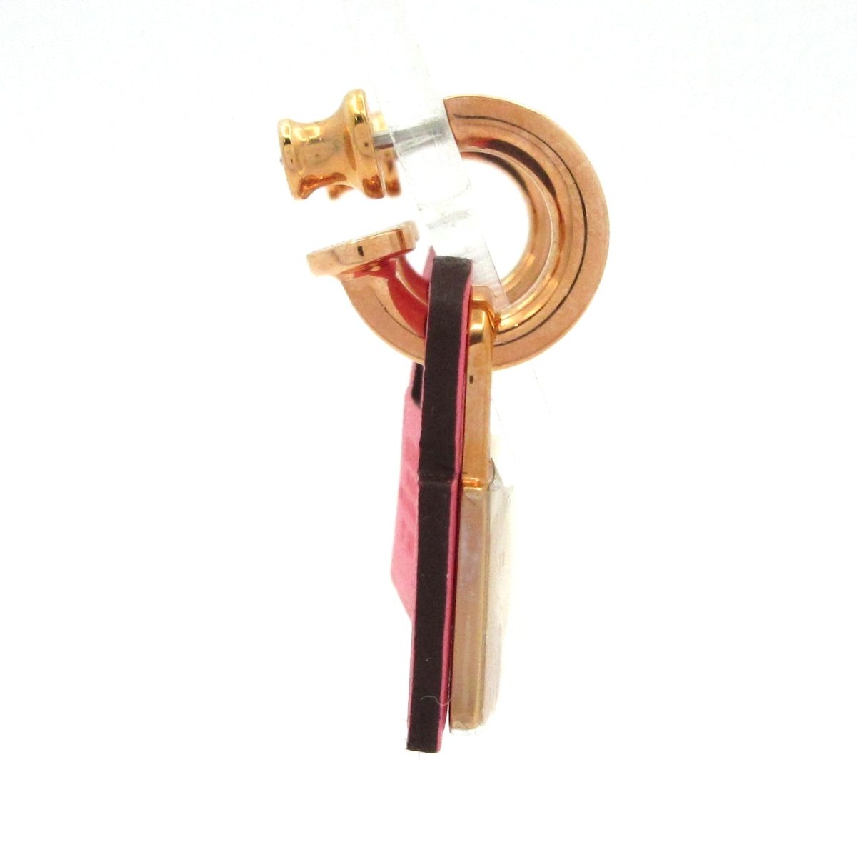 Hermes Earrings O'Kelly Pink Gold — view 2