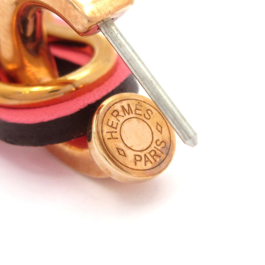 Hermes Earrings O'Kelly Pink Gold — view 5