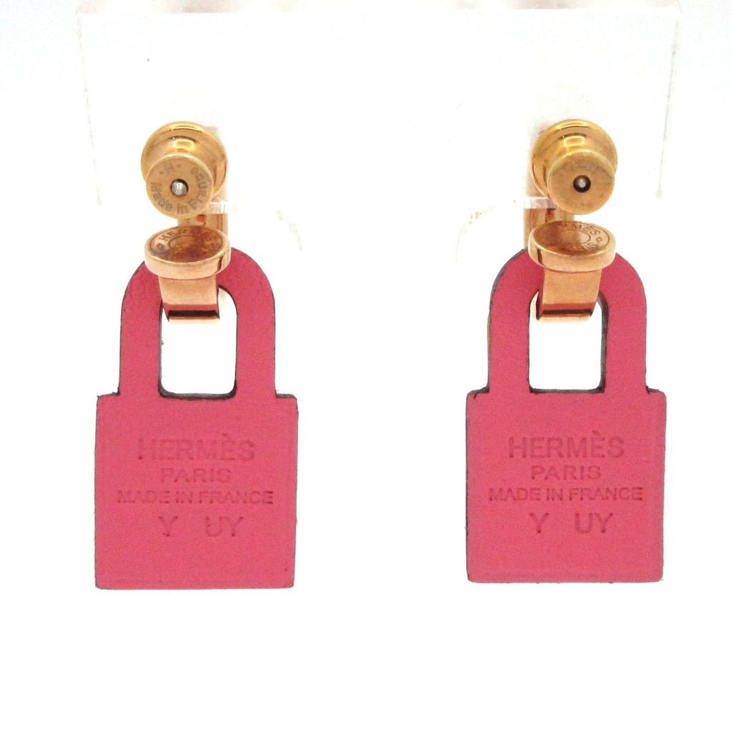 Hermes Earrings O'Kelly Pink Gold — view 3