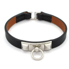 Hermes Bracelet Mini Rival Black Silver
