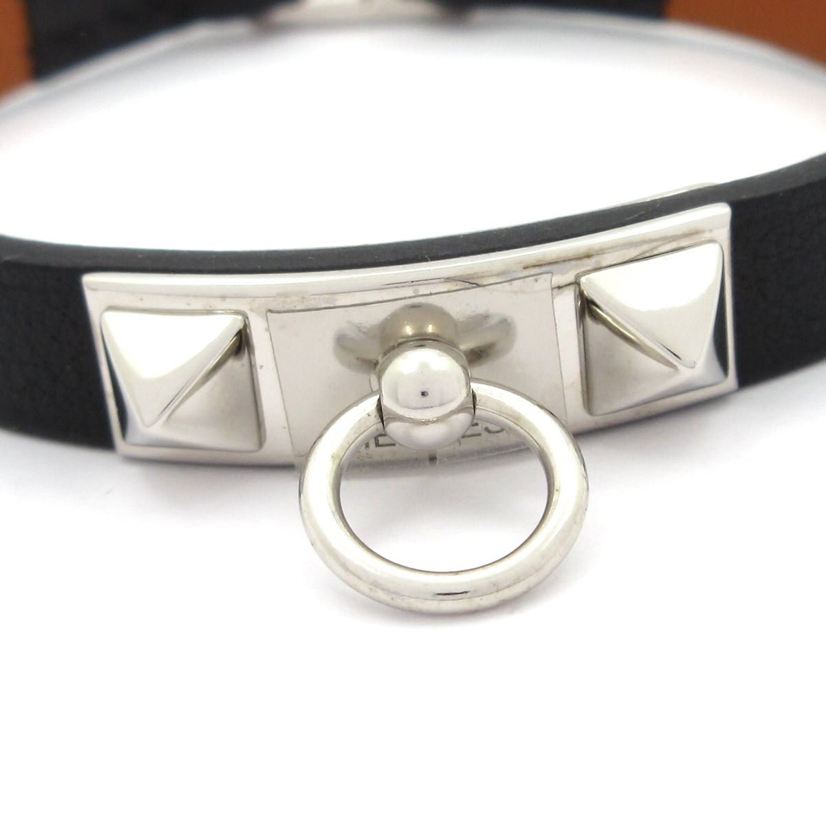 Hermes Bracelet Mini Rival Black Silver — view 2
