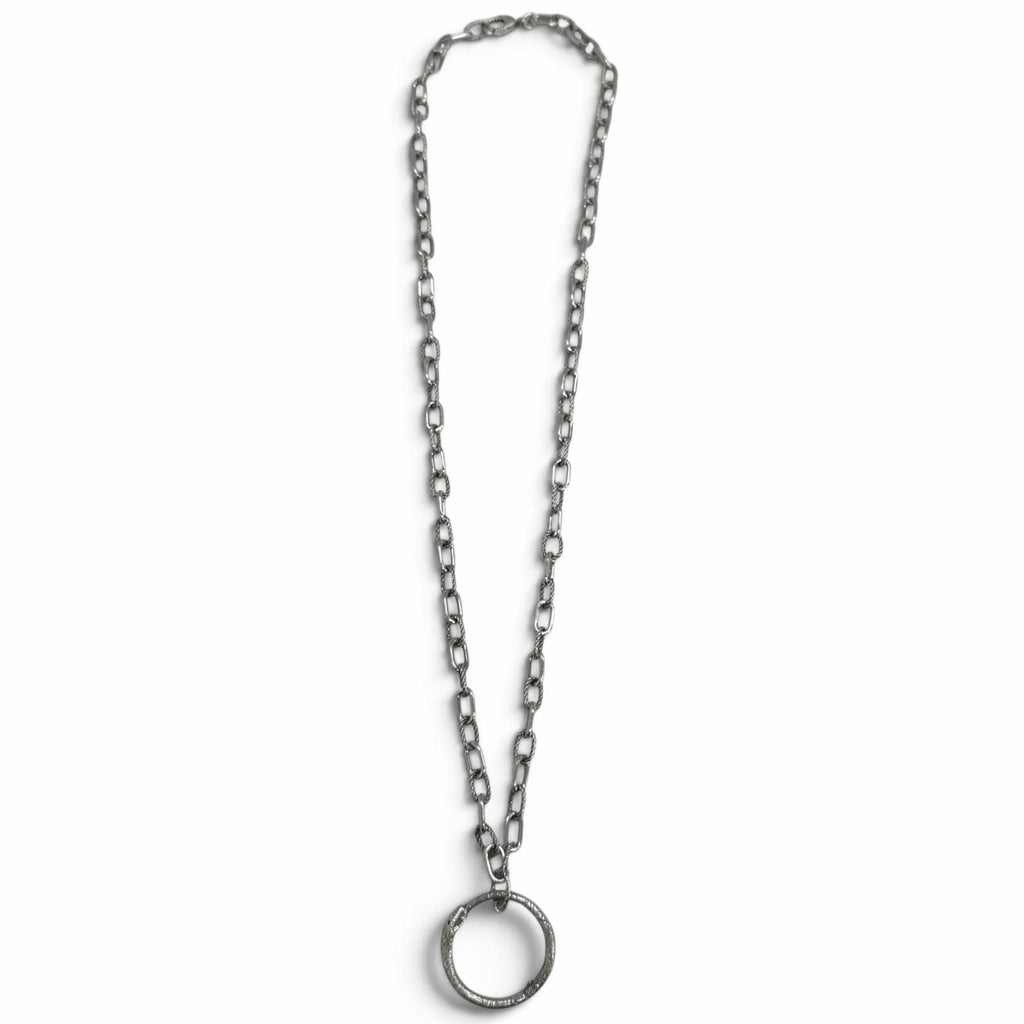 Gucci Ouroboros Chain Pendant Silver — view 3