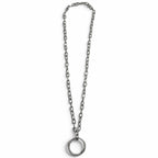 Gucci Ouroboros Chain Pendant Silver — view 3