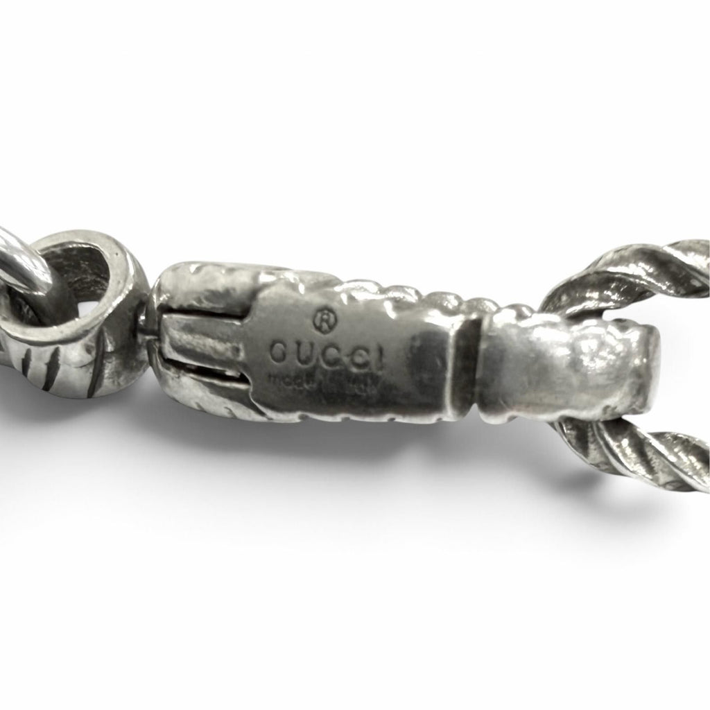 Gucci Ouroboros Chain Pendant Silver — view 6