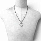 Gucci Ouroboros Chain Pendant Silver — view 2