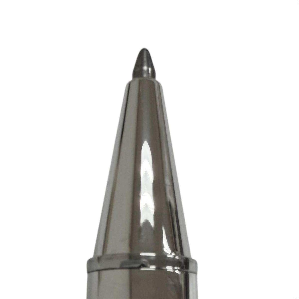 Louis Vuitton Cargo Alligator Cap Type Ballpoint Pen Black Silver Handwriting — view 5