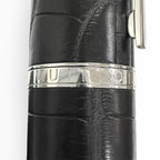 Louis Vuitton Cargo Alligator Cap Type Ballpoint Pen Black Silver Handwriting — view 7