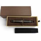 Louis Vuitton Cargo Alligator Cap Type Ballpoint Pen Black Silver Handwriting — view 2