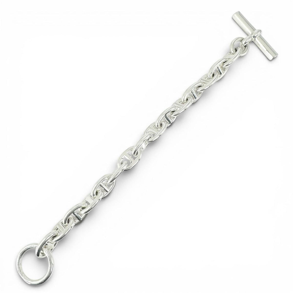 Hermes Chaine D'ancre PM 15 Links Bracelet Silver — view 4