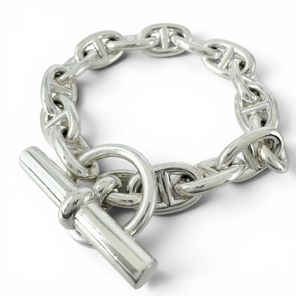 Hermes Chaine D'ancre PM 15 Links Bracelet Silver