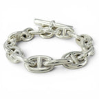 Hermes Chaine D'ancre PM 15 Links Bracelet Silver — view 3