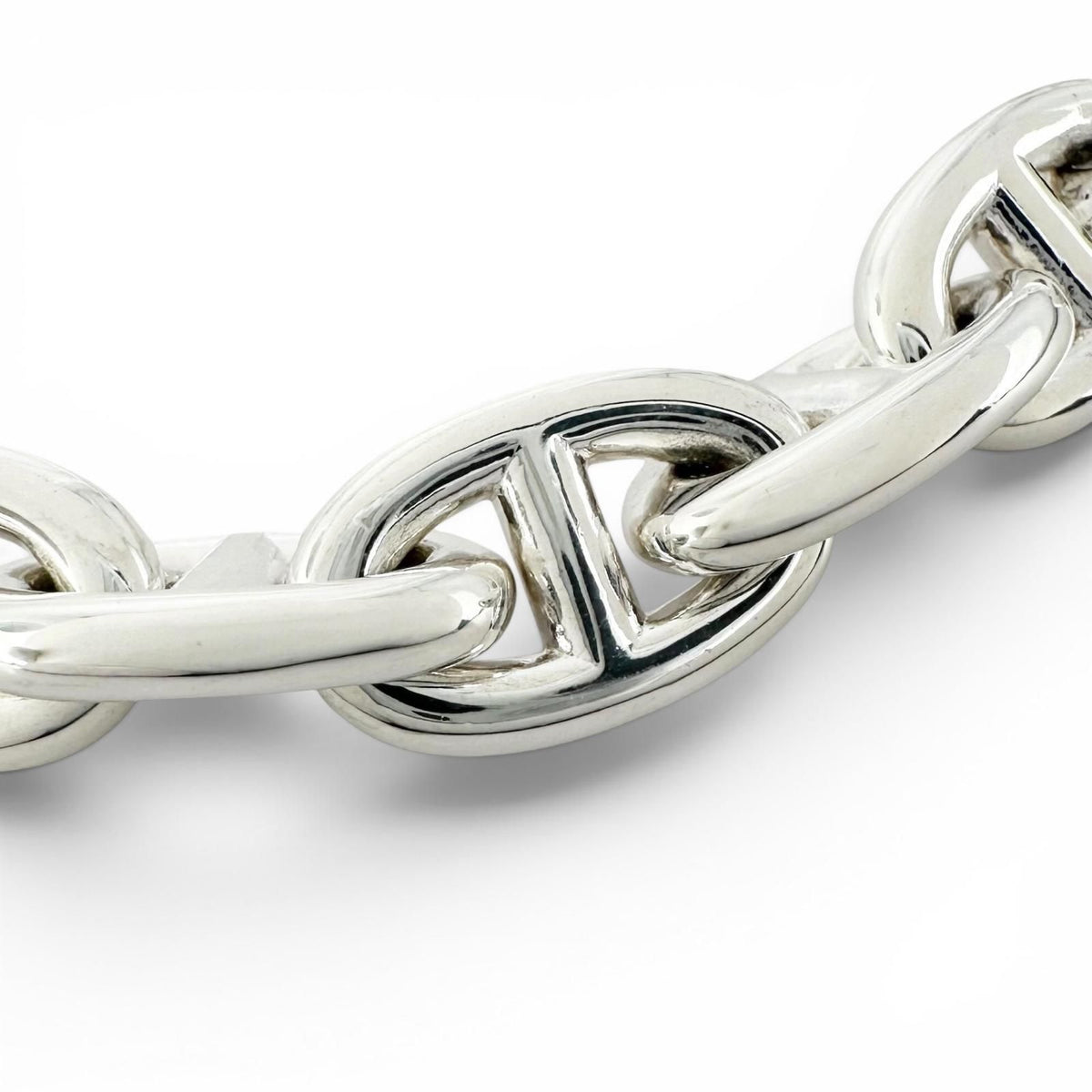 Hermes Chaine D'ancre PM 15 Links Bracelet Silver — view 6