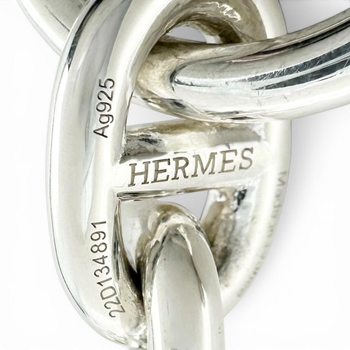 Hermes Chaine D'ancre PM 15 Links Bracelet Silver — view 7