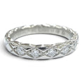 Chanel Diamond Coco Crush Ring of Platinum