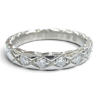 Chanel Diamond Coco Crush Ring of Platinum