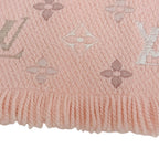 Louis Vuitton Logomania Scarf Rainbow Wool Silk Crystal Pink — view 6