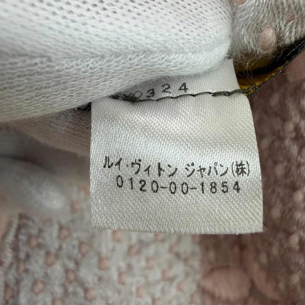 Louis Vuitton Logomania Scarf Rainbow Wool Silk Crystal Pink — view 8