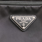 Prada Logo Backpack Recycled Nylon — view 8