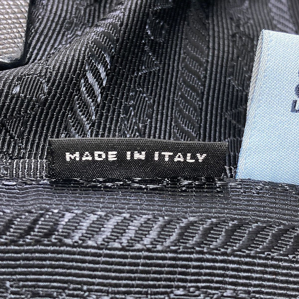 Prada Logo Backpack Recycled Nylon — view 7