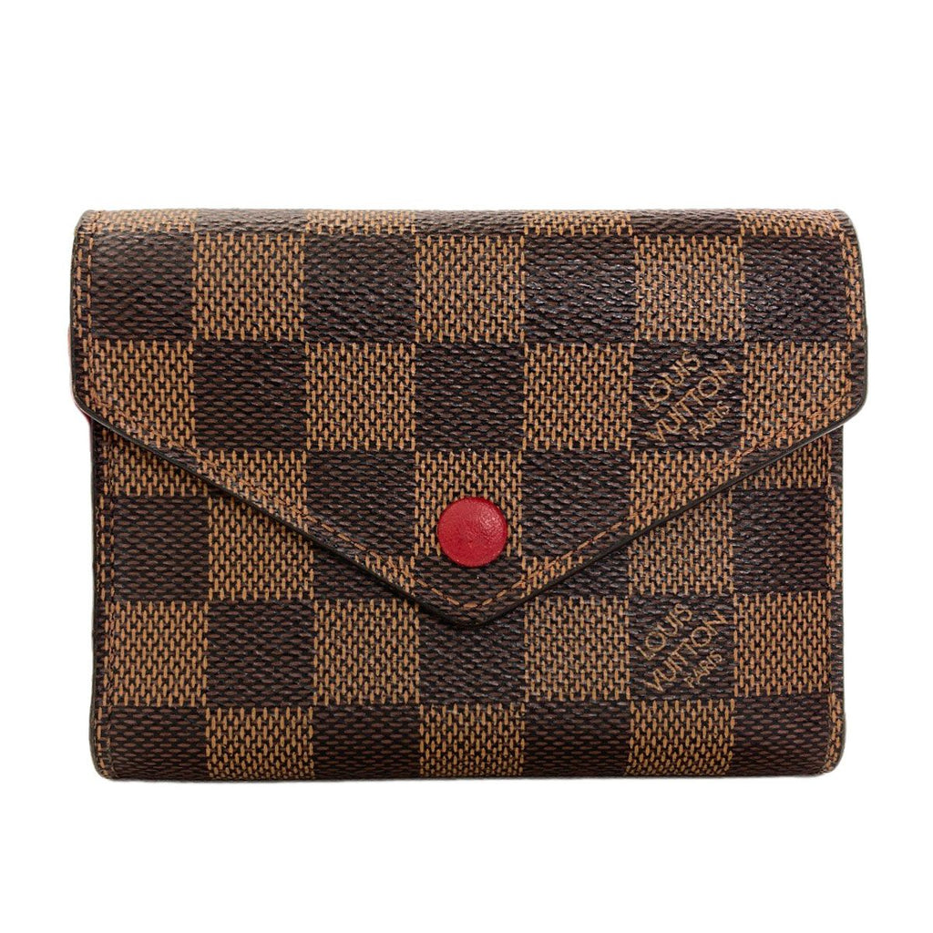 Louis Vuitton Portefeuille Victorine Bifold Wallet Damier Canvas