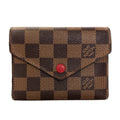 Louis Vuitton Portefeuille Victorine Bifold Wallet Damier Canvas