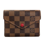Louis Vuitton Portefeuille Victorine Bifold Wallet Damier Canvas