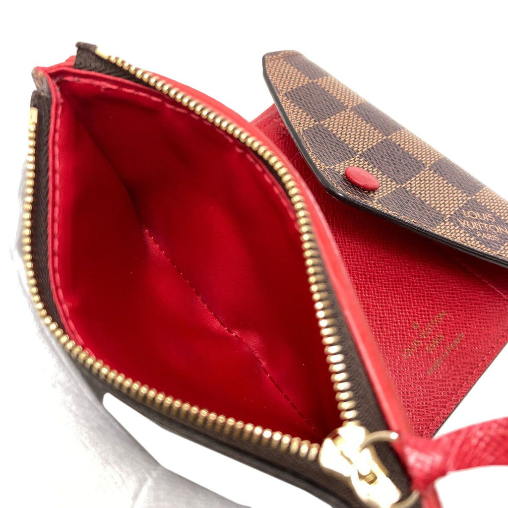 Louis Vuitton Portefeuille Victorine Bifold Wallet Damier Canvas — view 6