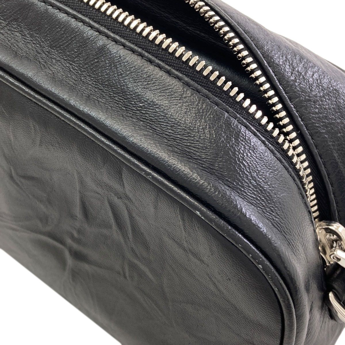 Prada Logo Shoulder Bag Calfskin — view 8