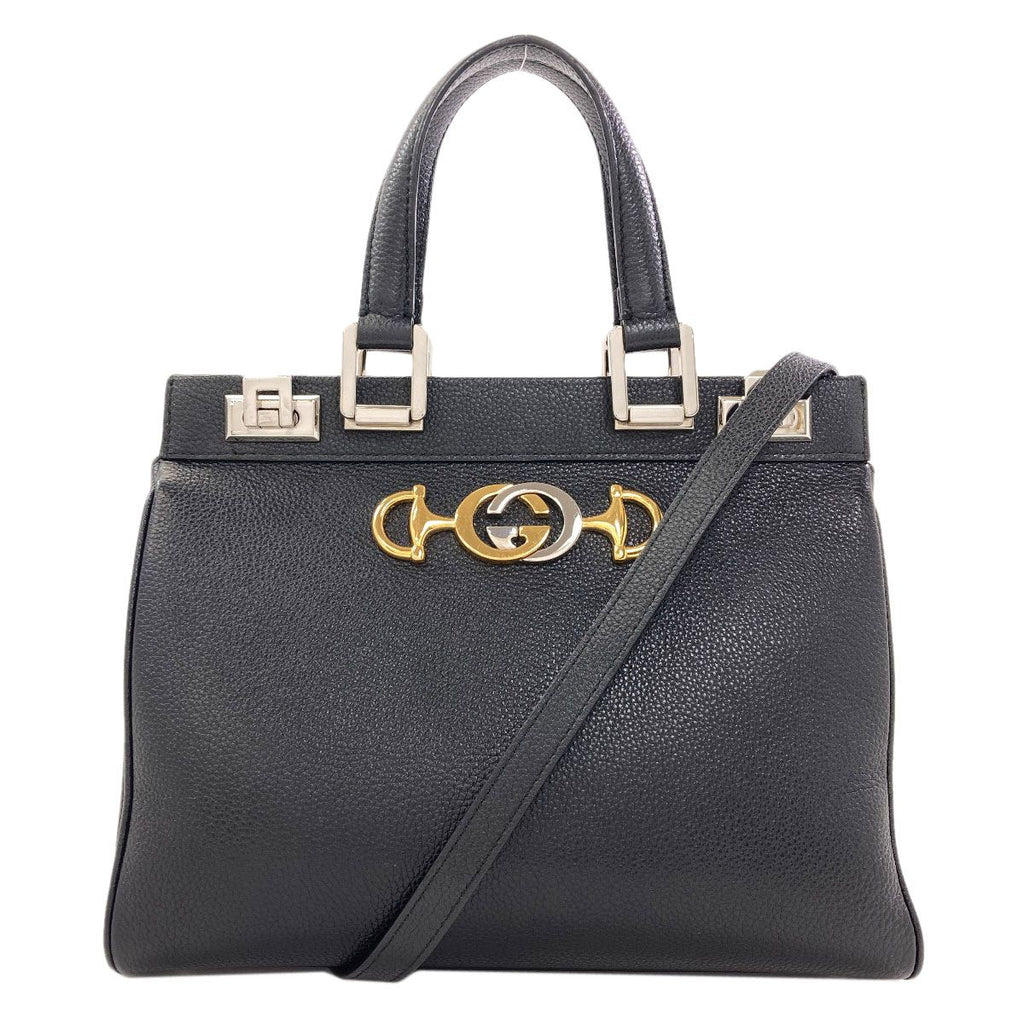 Gucci Zumi 2-Way Handbag Calfskin
