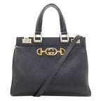 Gucci Zumi 2-Way Handbag Calfskin