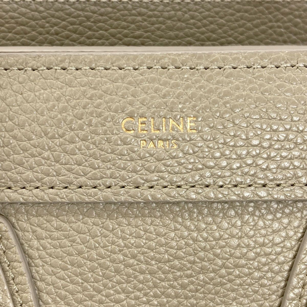Celine Luggage Nano 2-Way Handbag Calfskin — view 6