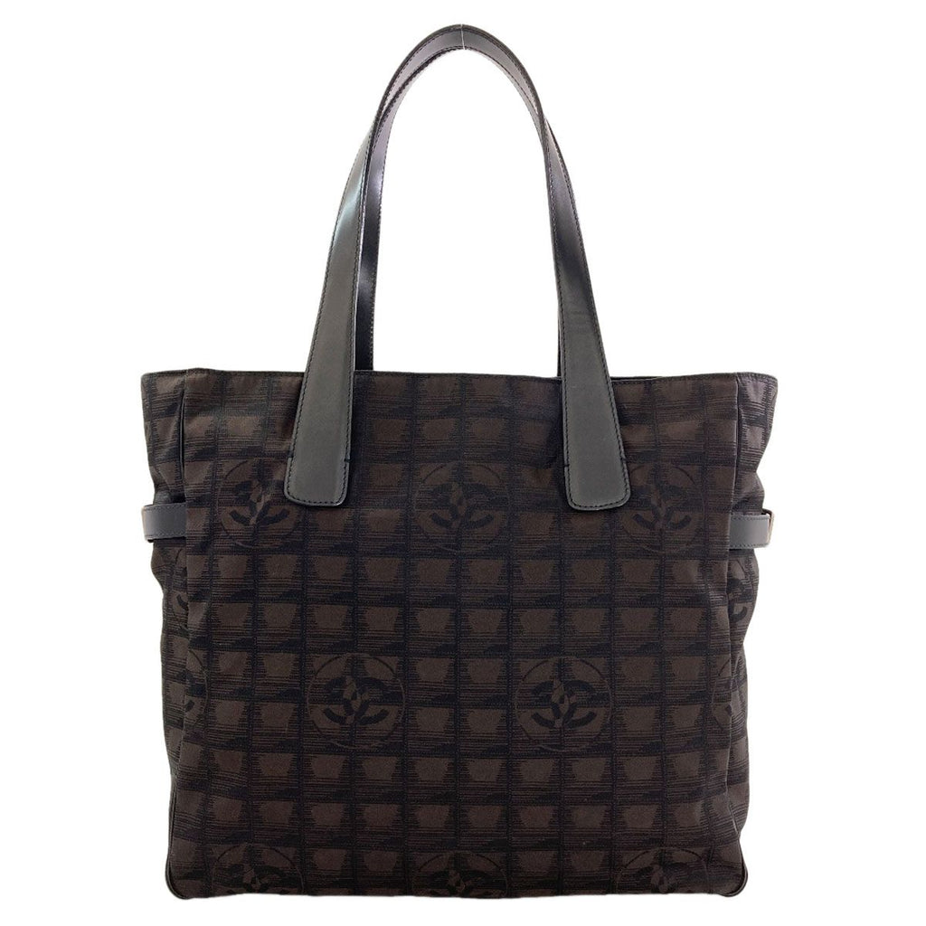 Chanel New Travel Line GM Tote Bag Nylon Jacquard