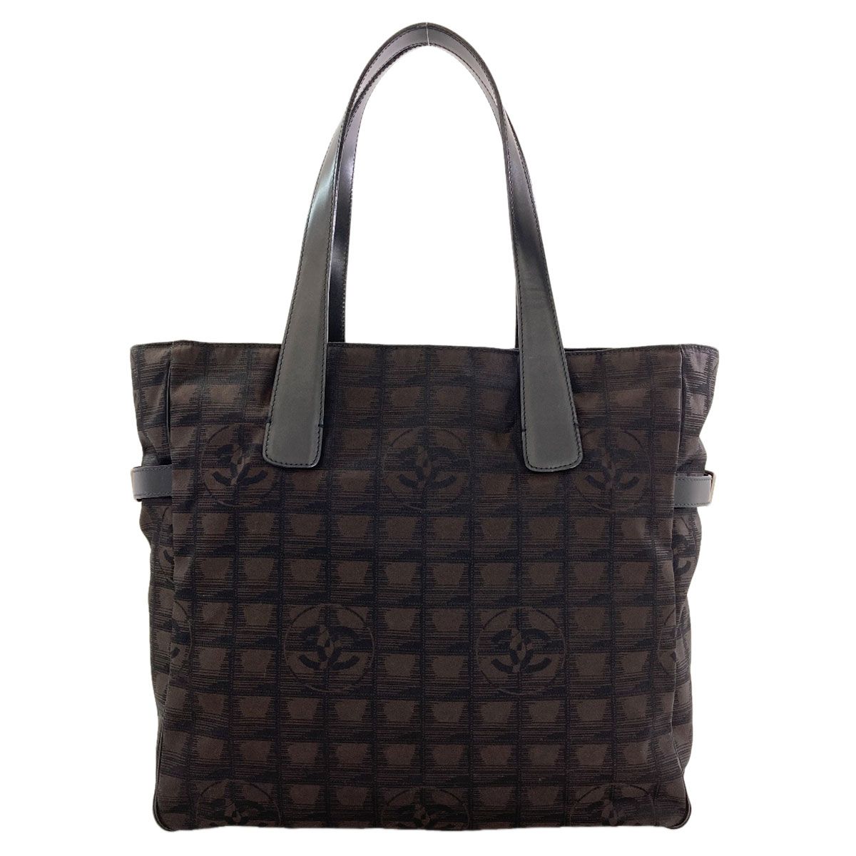 Chanel New Travel Line GM Tote Bag Nylon Jacquard