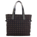 Chanel New Travel Line GM Tote Bag Nylon Jacquard — view 2