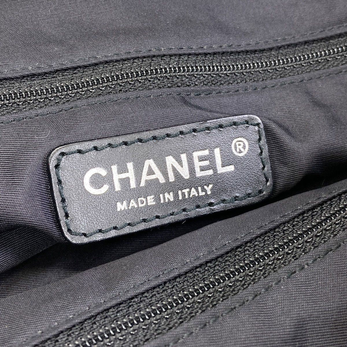 Chanel New Travel Line GM Tote Bag Nylon Jacquard — view 6