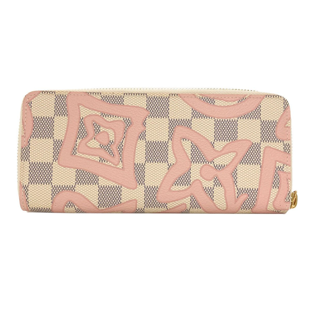 Louis Vuitton Portefeuille Clemence Tahiti Collection Wallet Damier Canvas — view 2