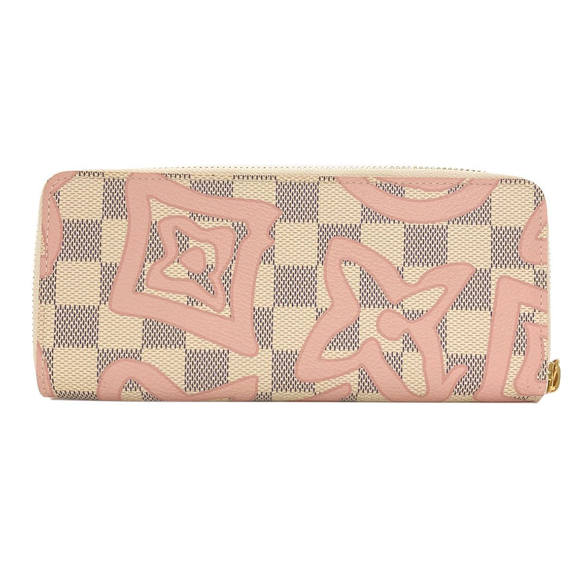 Louis Vuitton Portefeuille Clemence Tahiti Collection Wallet Damier Canvas — view 2