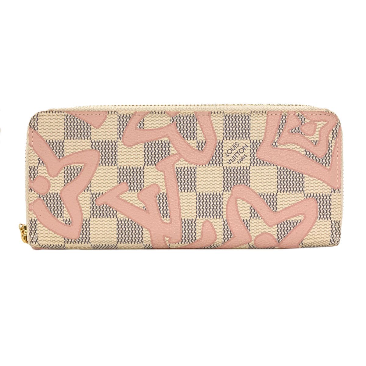 Louis Vuitton Portefeuille Clemence Tahiti Collection Wallet Damier Canvas