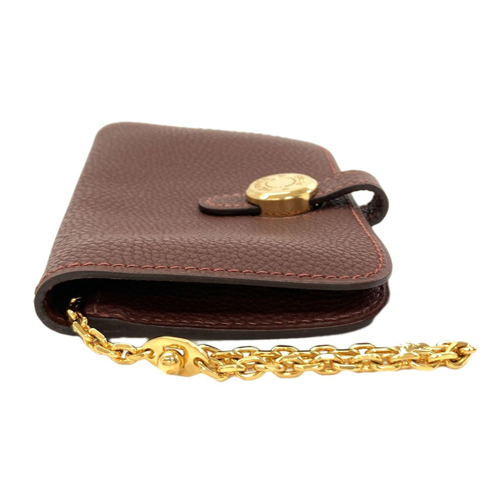 Hermes Dogon Card Case Gold Taurillon — view 3