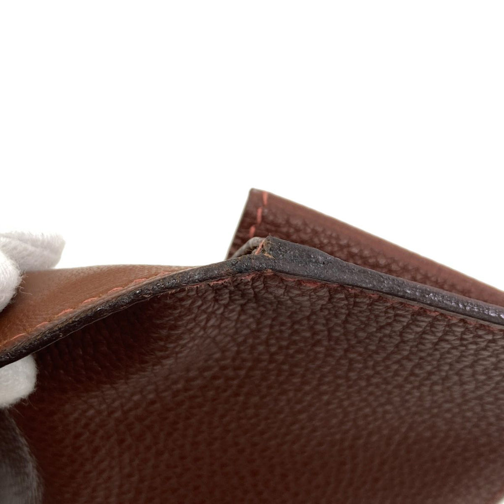Hermes Dogon Card Case Gold Taurillon — view 8