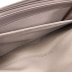 Chanel Quilted Classic Long Silver Wallet Grained Calfskin — view 8