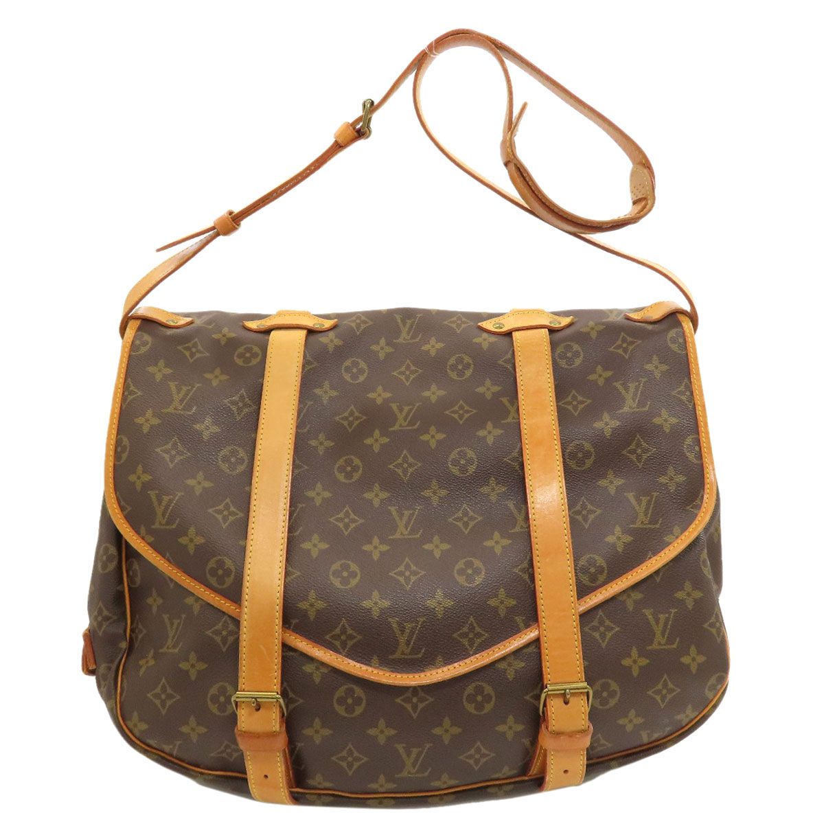 Louis Vuitton Saumur 43 Shoulder Bag Monogram Canvas