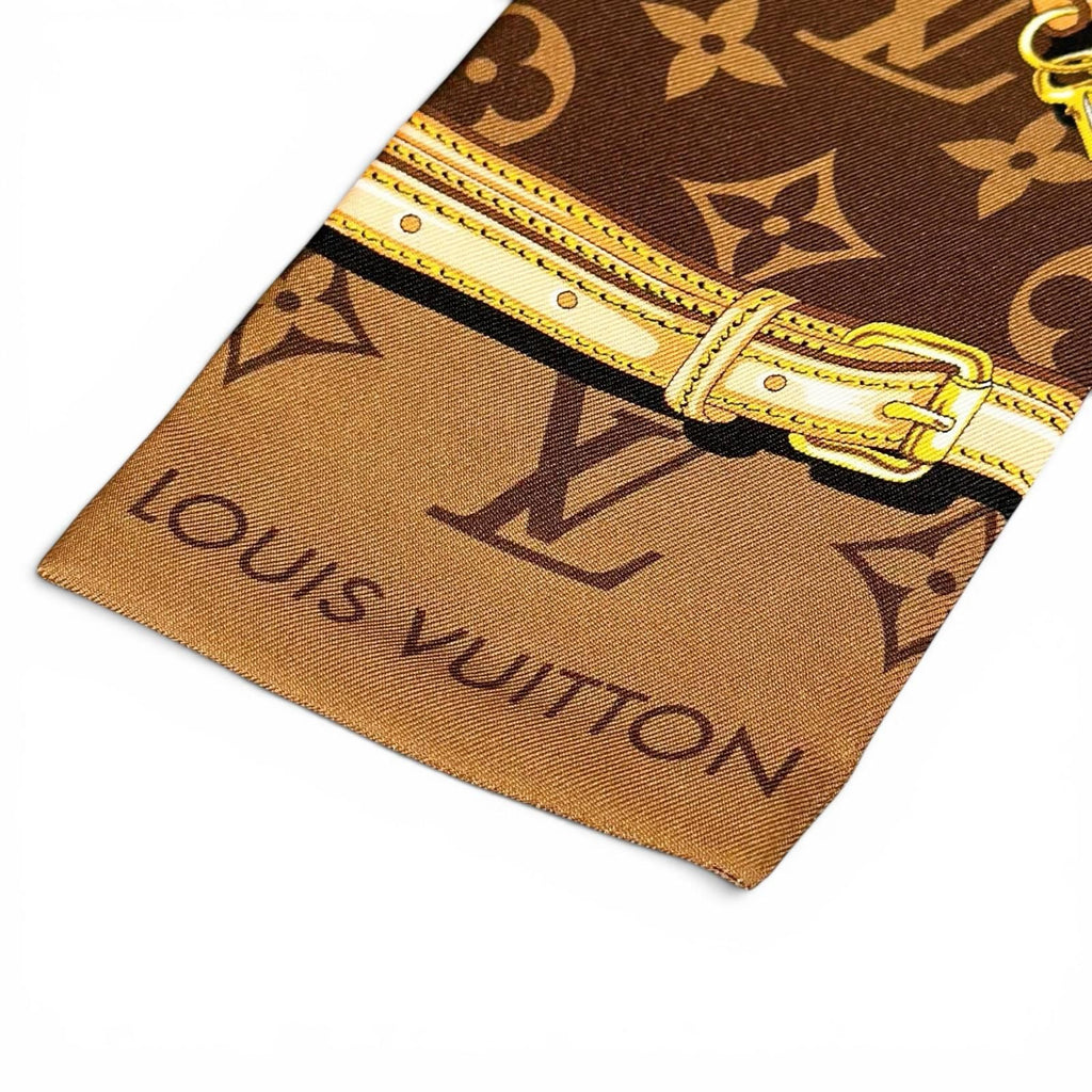 Louis Vuitton Bandeau Monogram Confidential Silk 100% Scarf — view 4