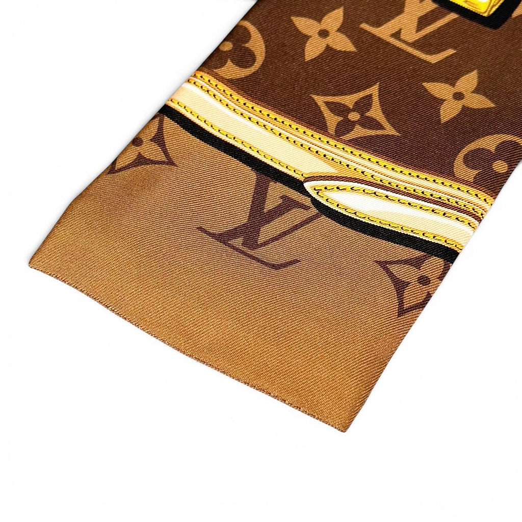 Louis Vuitton Bandeau Monogram Confidential Silk 100% Scarf — view 5