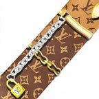 Louis Vuitton Bandeau Monogram Confidential Silk 100% Scarf — view 7