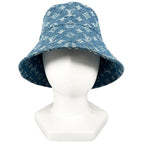 Louis Vuitton Bob Monogram Denim Bucket Hat Indigo — view 3