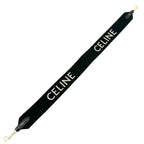 Celine Jacquard Short Strap Shoulder Black Gold — view 4